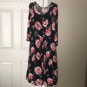JessaKae navy flower dress